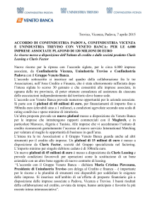 comunicato stampa - Confindustria Padova