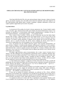 Omelia di chiusura del Convegno internazionale dei responsabili