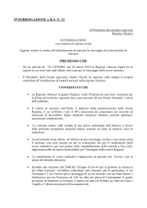 All`Assessore regionale Abruzzo - Consiglio regionale dell`Abruzzo