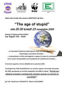 The age of stupid