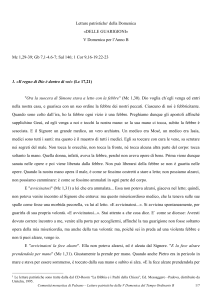 Fondiamo in Cristo la nostra fede Dall`« Interpretazione dei vangeli