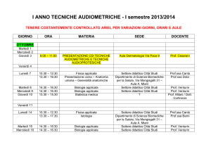 Primo anno - Tecn.Audiometriche (versione in doc)