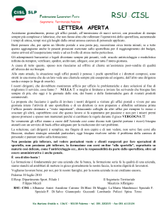 Federazione Lavoratori Poste Segreteria Territoriale Palermo