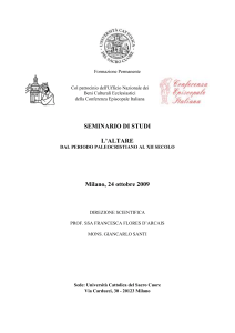 programma - Università Cattolica del Sacro Cuore