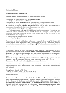 Matematica Discreta - Matematica e Informatica