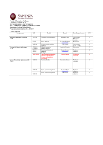 Calendario I anno I semestre 2016-17 - e