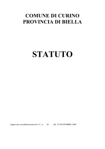 Statuto comunale - 261 KB