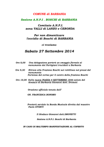 manifesto anpi 2014 - Comune di Barbania