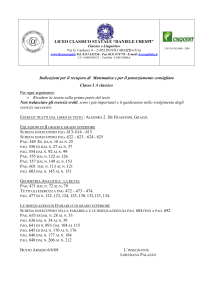 LICEO CLASSICO STATALE “DANIELE CRESPI” Classico e