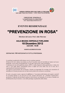 prevenzione in rosa - San Camillo
