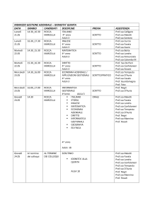 INDIRIZZO GESTIONE AZIENDALE – IDONEITA` QUINTA DATA