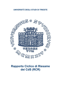Rapporto Ciclico di Riesame dei CdS (RCR)