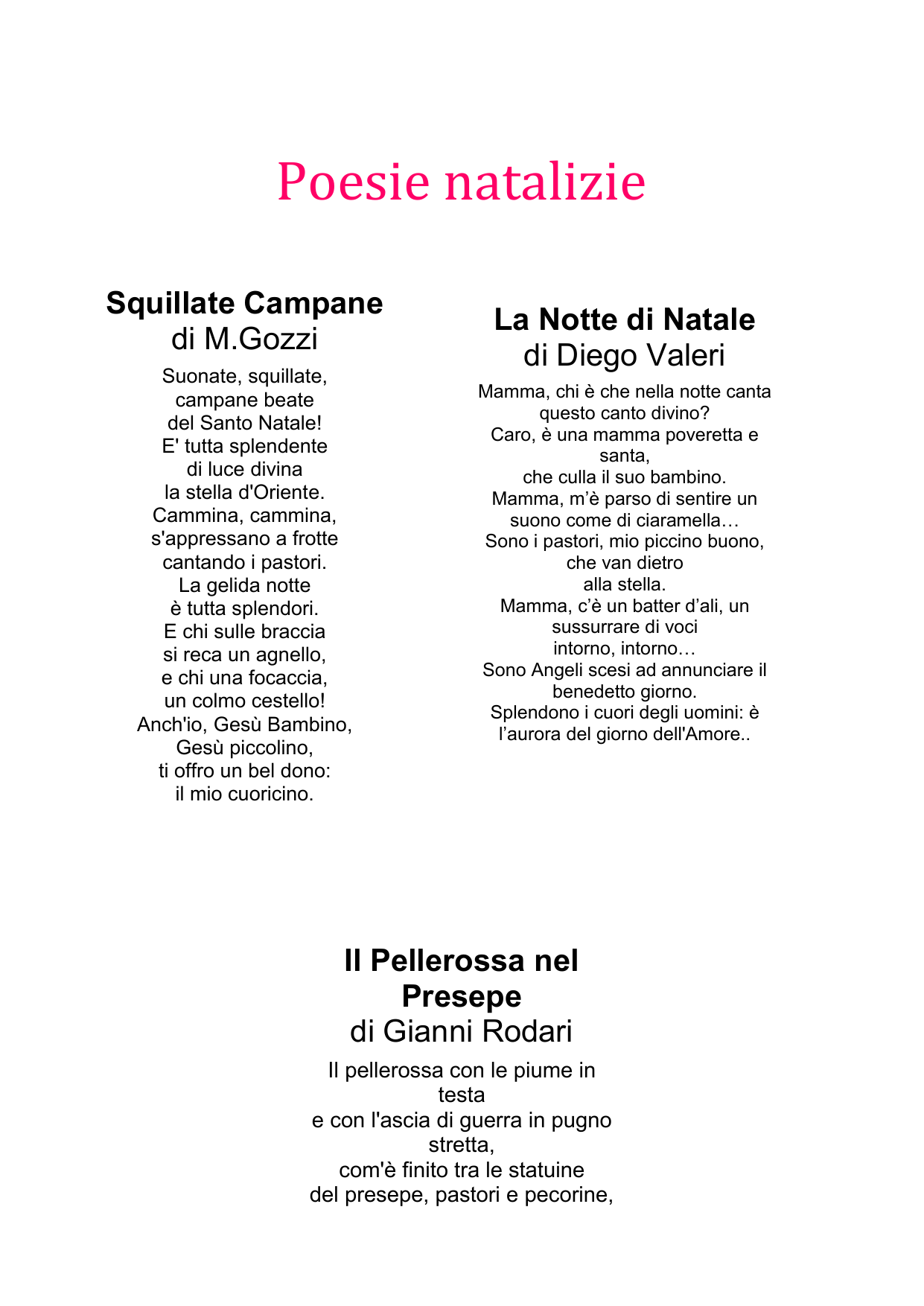 Poesia Di Natale Guido Gozzano.Poesie Di Natale Famose 1