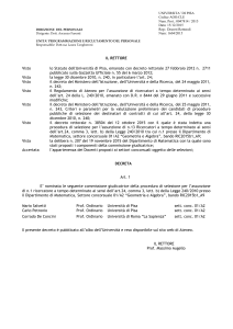 Commissione giudicatrice Matematica sc 01/A2