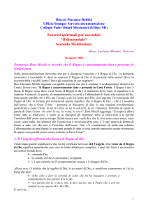 Esercizi spirituali per sacerdoti