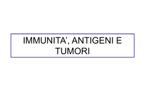 Tumori e immunità