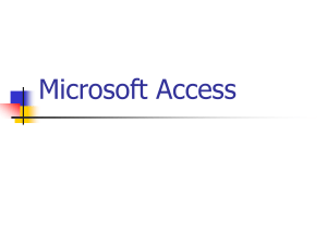 Microsoft Access