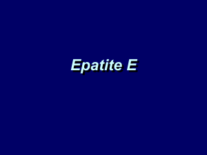 Epatite E