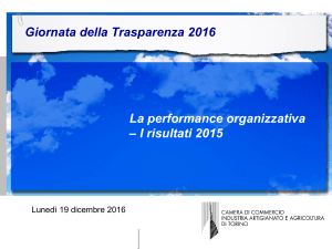 Diapositiva 1 - Camera di commercio di Torino