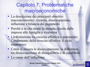 Problematiche macroeconomiche