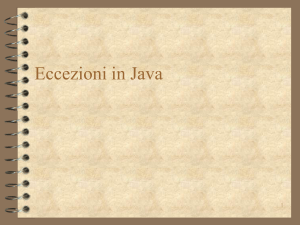 Semantica Operazionale di un frammento di Java