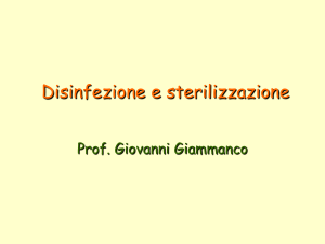 Disinfezione-Sterilizzazione