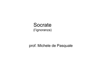 Socrate (l`ignoranza) - Digilander