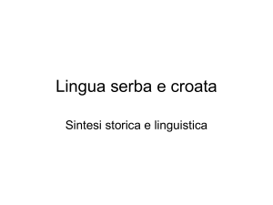 Lingua serba e croata