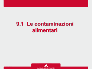 contaminazioni di tipo chimico