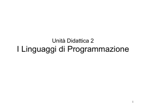 UD2-Linguaggi