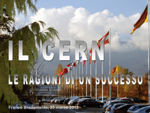 Il CERN. Le ragioni di un successo