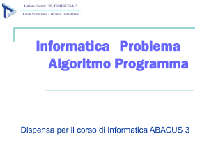 Informatica Problema Algoritmo Programma