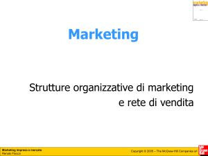 Strutture organizzative di marketing