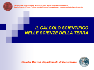 Calcolo parallelo e Gelogia Strutturale