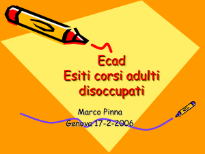 Ecad Esiti corsi adulti disoccupati