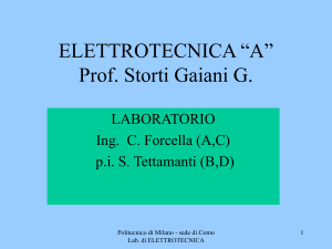 ELETTROTECNICA “A” Prof. Santomauro - Digilander