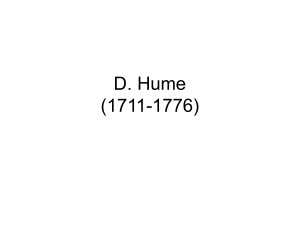D. Hume (1711-1776)