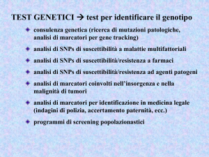 Screening genetici