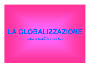 la globalizzazione - Digilander