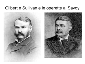 Gilbert e Sullivan e le operette al Savoy