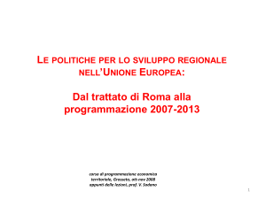 politiche regionali