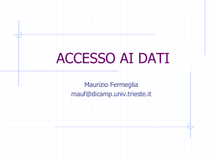 32_DataAccess - Studenti Dipartimento di Ingegneria Industriale e