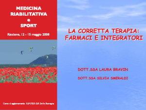 la corretta terapia: farmaci e integratori