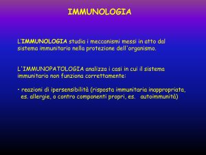 Diapositiva 1 - Corso di Laurea in Infermieristica