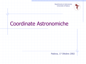 Lezione1Ciroi - Dipartimento di Fisica e Astronomia