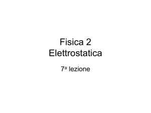 elettrostatica 7 - Sezione di Fisica
