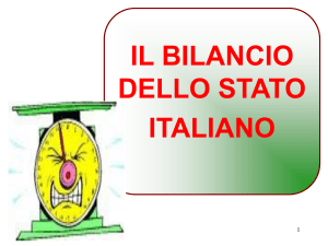 IL BILANCIO DELLO STATO ITALIANOPowerPoint