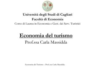 Il turista autoproduttore - Università degli Studi di Cagliari