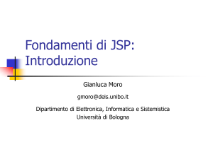 Fondamenti di JSP: Introduzione - LIA