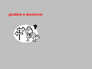 Giudizio e decisione